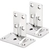2 Sets Stainless Steel Removable Table Bracket, Strong Sturdy Support