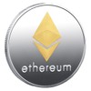 Ethereum Coin Commemorative ETH Coin, Physical Blockchain Crypto for Securely