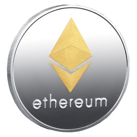 Ethereum Coin Commemorative ETH Coin, Physical Blockchain Crypto for Securely Storing Crypto Offline Crypto Ethereum