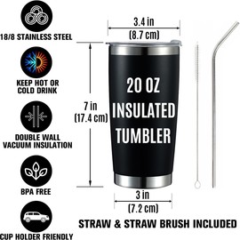 Xildew Good Friends are Like Stars You Don’t Always See Them but Know They Always There Friendship Theme Funny Christmas Birthday Gift for Friend BFF Bestie Her Him Stainless Steel Tumbler 20 oz Black