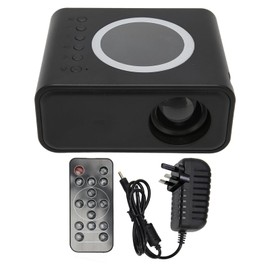 Mini Portable Projector Full High Definition 1080P LED Projector Home Theater Movie Projector for IOS for Android Laptop Black UK Plug