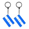 QQSD Honduras Flag Keychain Honduran Key Ring, 2 Pack
