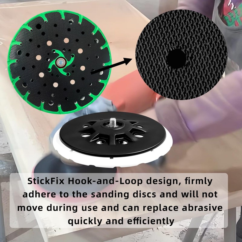 202458 New Upgraded Soft Sanding Pad, for Festool ETS 150/3