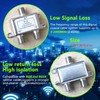 Coaxial Cable Splitter 2 Way, Coax Splitter Support 5-2400MHz, Digital