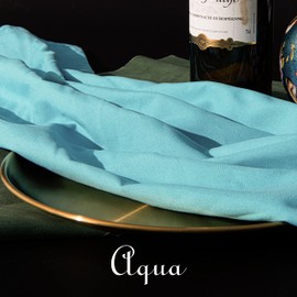 Organictune Microfiber Pillow Cases Standard Set of 2 with Envelope Closure Shrinkage and Fade Resistant Pillowcases(Aqua,20x26 Inches)