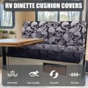 SEANATIVE White Skull RV Dinette Cushion Covers Couch Cover 2
