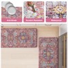 KIMODE Anti Fatigue Kitchen Mat, Cushioned Boho Kitchen Rugs Sets