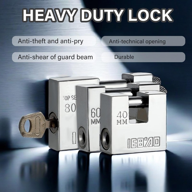 Heavy Duty Lock for Shipping Container, Secure Outdoor Lock Perfect