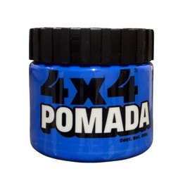 4x4 Profesional Pomada para Cabello, Fijación Fuerte y Brillo Natural, Cera Estilizadora para Hombre, Calidad de Barbería, 100g (Moras)