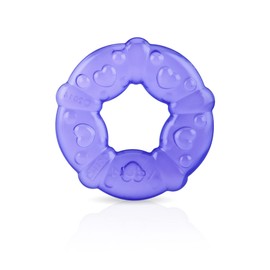 Nuby 3-Pack KoolSoother Water-filled Teethers, Purple/Aqua/Pink