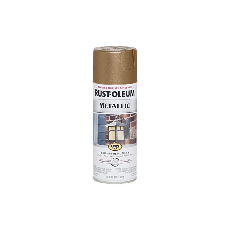 Rust-Oleum 7274830 Stops Rust Metallic Spray Paint, 11 Ounce, Antique