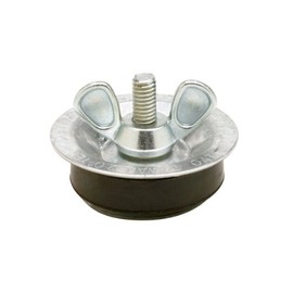 Oatey 33401 Plastic Plug, Galvanized, 2-Inch