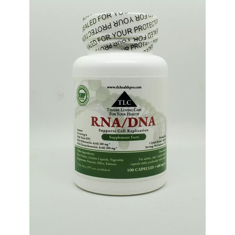TLC HEALTH RNA/DNA - 100 Caps 400 mg - Supports