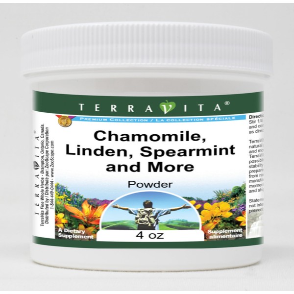 Terravita Chamomile, Linden, Spearmint and More Powder (4 oz, ZIN: