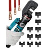 AMZCNC Hydraulic Crimping Tool with 9 Sets of American Standard