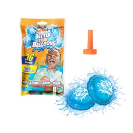 NERF Better Than Balloons Water Toys, Easy 1 Piece Clean Up, 36 Pods, Lots of Ways to Play, Backyard Water Fun, Gifts for Kids, Ages 3+