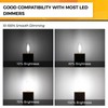 Hizashi E12 Candelabra LED Light Bulb 40 Watt Chandelier Light