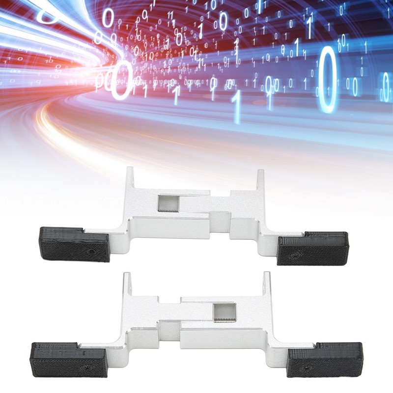 Water Pump Bracket Silver Aluminum Alloy Desktop Mounting Stand for