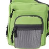 Polyester Multifunctional Fishing Tackle Crossbody Bag with Adjustable Shoulder Straps(Green