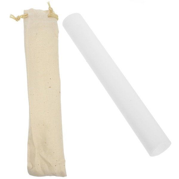 Doitool Acrylic Singing Bowl Mallet : White 7.68 Inch Crystal