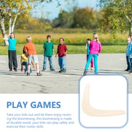 jojofuny Fun with Boomerangs Wooden Maneuver Arrow Boomerangs Wooden Launcher Boomerang Boys Boomerang Quick V-shaped Boomerang Wooden Toy Wooden Australia Sport Child