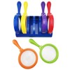 MOLIMOLLY Kids Jumbo Magnifying Glass with Stand- 6 Pieces,Ages 3+,