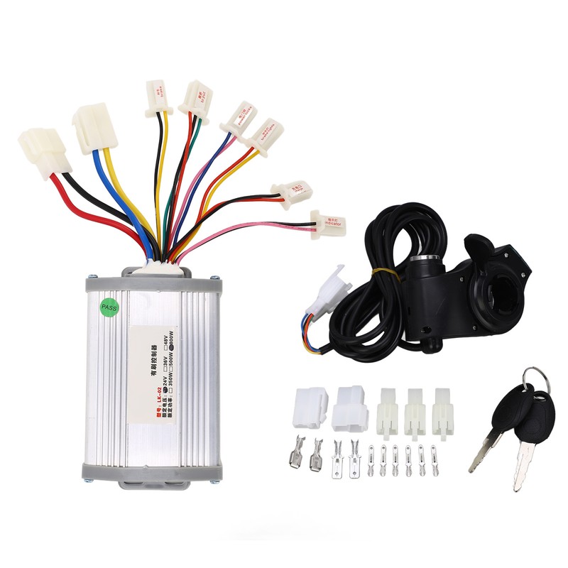 24V 800W Electric Bike Controller Thumb Throttle Handle Kit Lithium