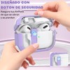 Alomia Funda Uso Compatible con AirPods Pro 2 para Mujeres.