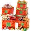 Christmas Gift Basket, Holiday Gift Tower, Candy Gift Box, Assortment