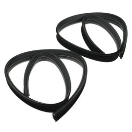 BURANIFUSION Post Glass Run Channel Rubber Seal Kit Set for Chevy Chevy II 1968|Chevy Nova 1969-1972 2 Door WEF1326