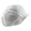RW 100% Cotton Slouchy Beanie Visor (White)