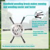 6 Inch Steel Wire Rotary Heavy Duty Weed Brush Cutter