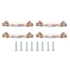 4 Sets Cabinet Door Handle Retro American Style Ergonomic Design
