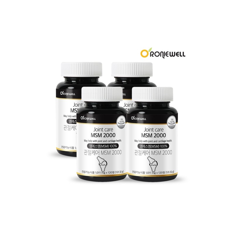 Ronnywell Joint Care MSM 2000 (1,011.5mg × 120 Tablets) /
