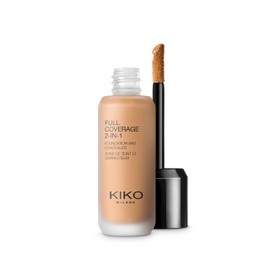 KIKO Milano Full Coverage 2 In 1 Foundation & Concealer Wb80, 2-In-1-Foundation Mit Concealer, Hohe Deckkraft