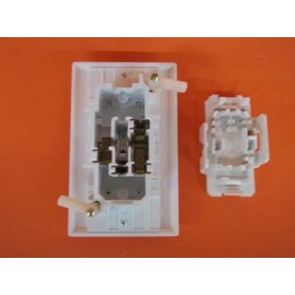 Wirecon Mobile Home RV Parts Self Contained  Rocker Switch Includes Cover Plate White