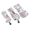 4Pcs UK Flag Print Golf Club Head Cover PU Golf