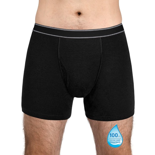 TIICHOO Men's Incontinence Pants Made of Cotton Light Absorbency 100
