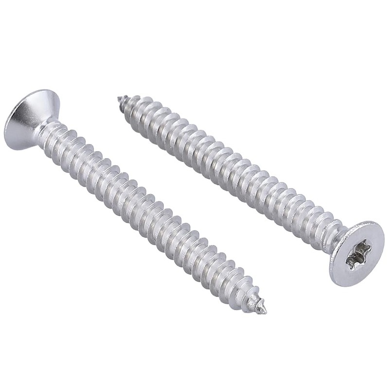 #12 x 2 Flat Head Torx Drive Self Tapping Screws