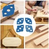 4PCS R Corner Templates Round Angle Radius Jig Routing Template