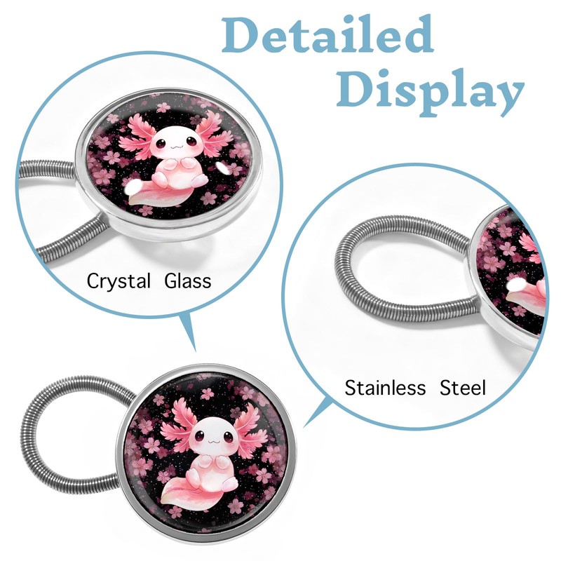 Pink Axolotl Button Extenders for Jeans Pack of 4
