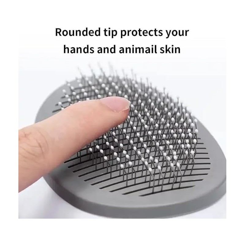 Self-Cleaning Slicker Brush Comb,Self-cleaning Slicker Brush Clean Pet Brush,Pet Grooming