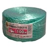 信越工業 荷造り梱包用 PPロープ 太さ5mm 長さ100m 緑 CR2110