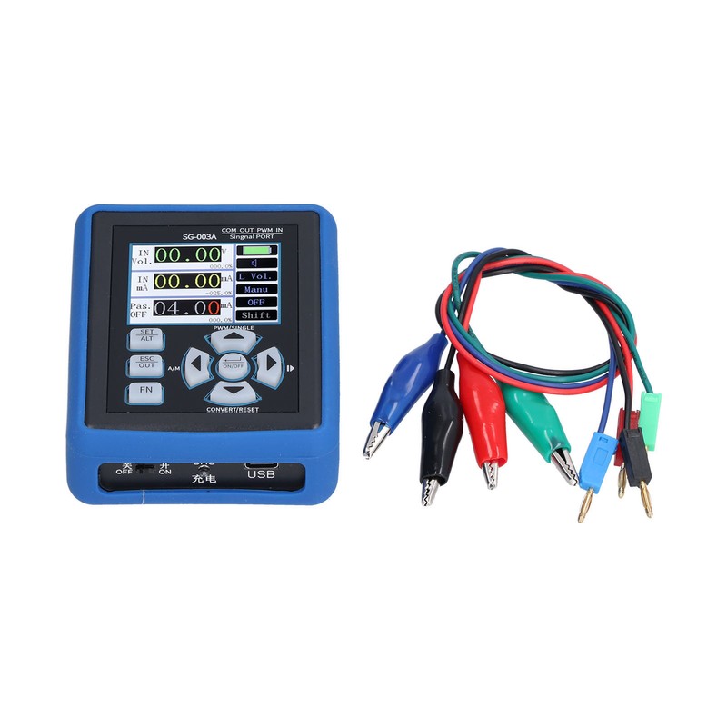 PWM Signal Generator Adjustable Hand Held Process Calibrator for Electrically