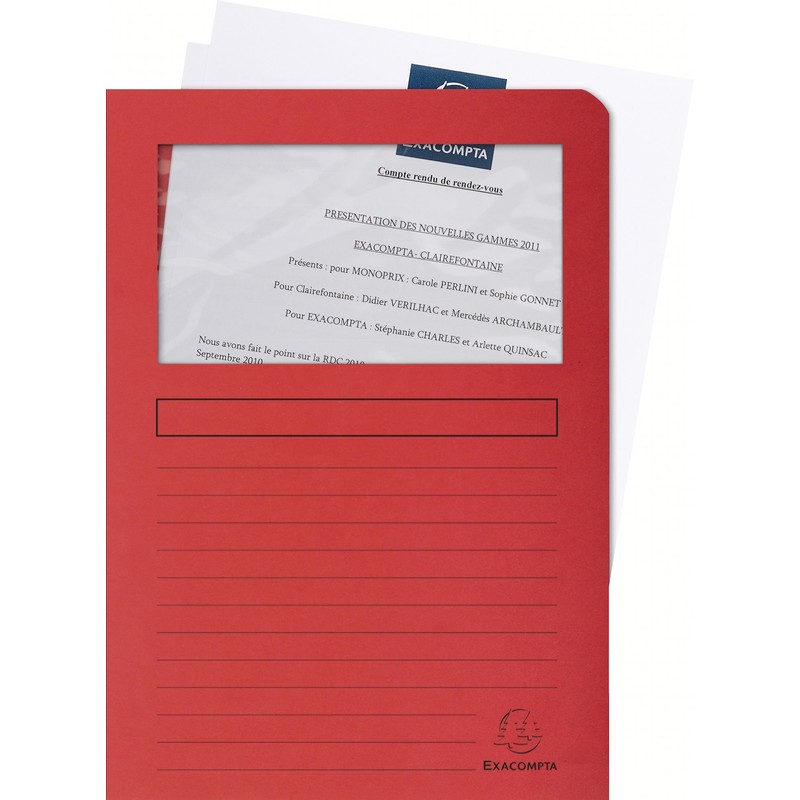 EXACOMPTA 50200E Wind Folder, Set of 10 Colors