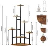 Corner Plant Stand with Grow Lights, 7 Tier Plant Stand
