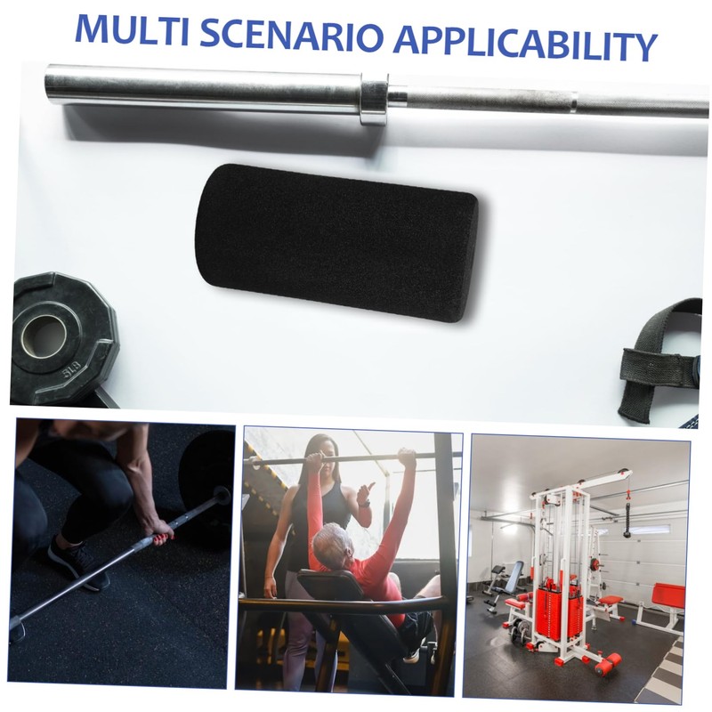 BIUDECO Body Workout Support 2pcs Gym Equipment Parts Black Sponge