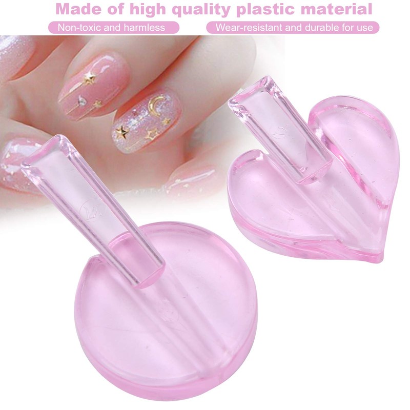 Nail Art Embossed Shape Metal Frame Bends Also 2 Pieces