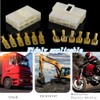 Lsgoodcare 472Pcs 6.3MM 1 2 3 4 6 8Pin Automotive