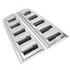 2PCS Car Tail Light Trim Frame Electroplating Bright Glossy Rust